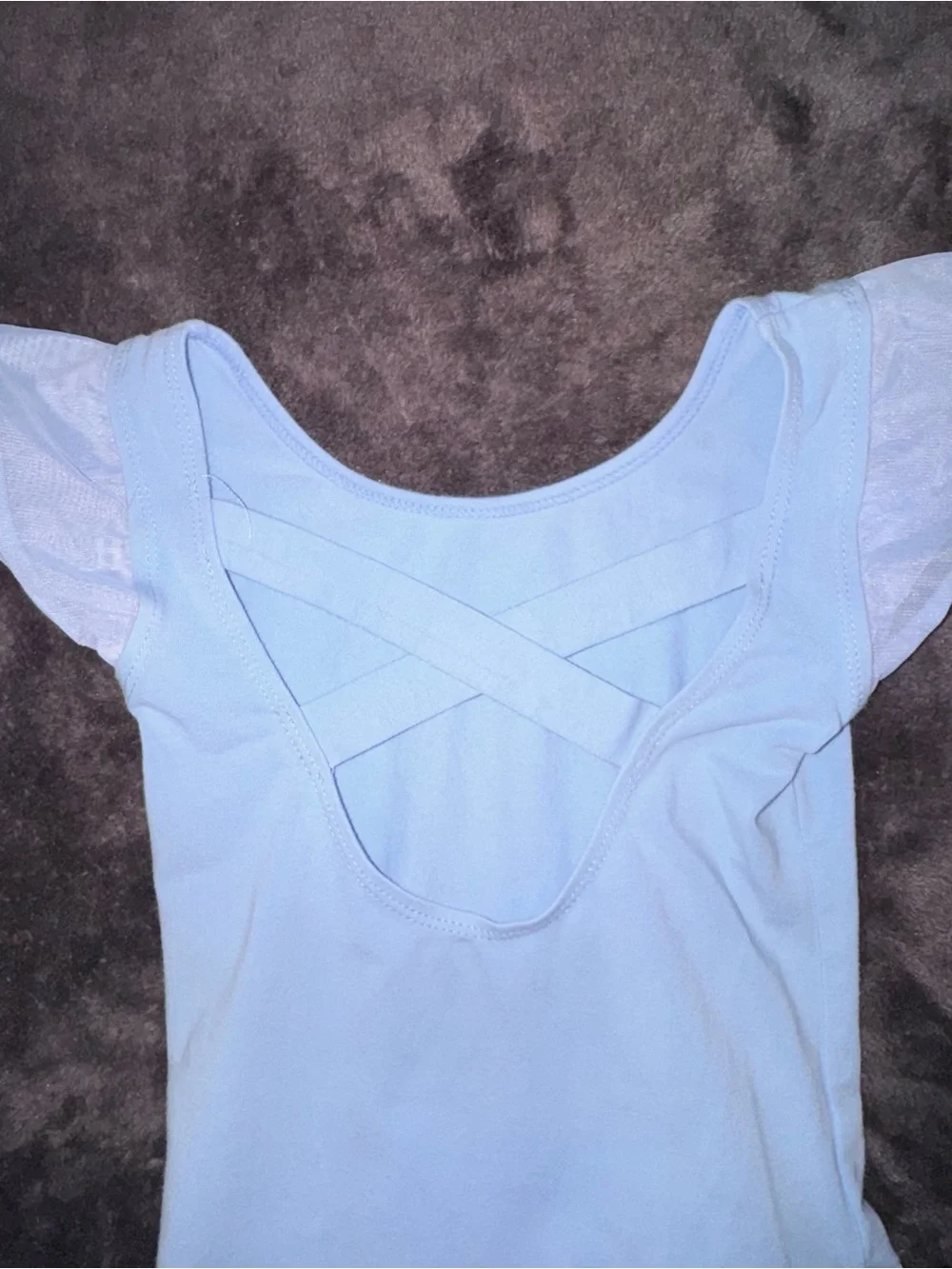 Girls Toddler Ballerina Gymnastics Tutu Blue Leotard size Small 4T - 5